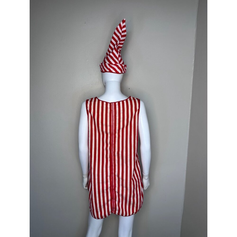 Vintage 1950s/60s Sigma Alpha Epsilon Pajama Party Flannel Night Shirt and Cap - Picture 4 of 10